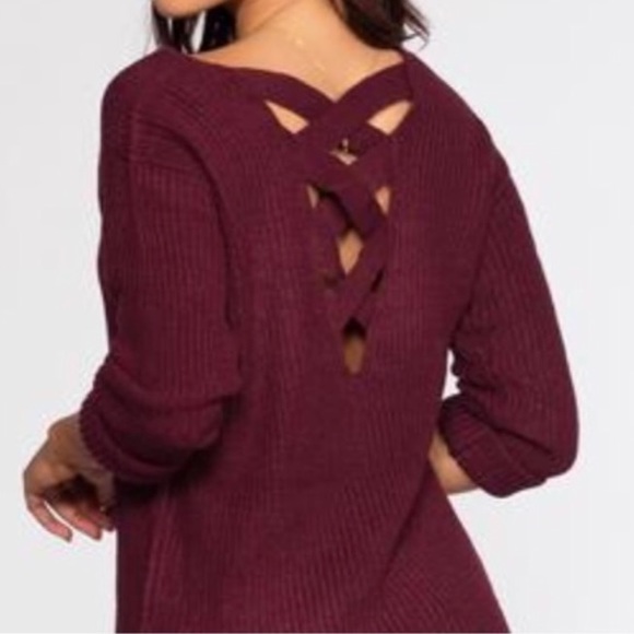 Charlotte Russe Sweaters - Cross back sweater